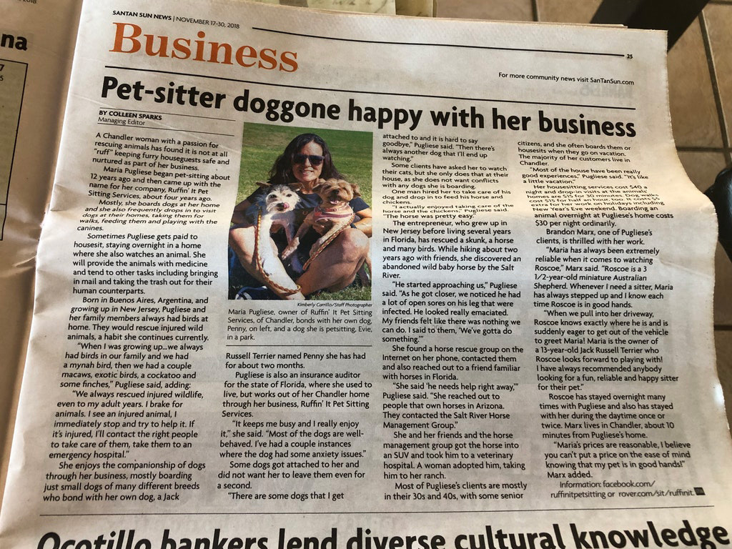 Maria Pugliese RuffinIt Pet Sitting